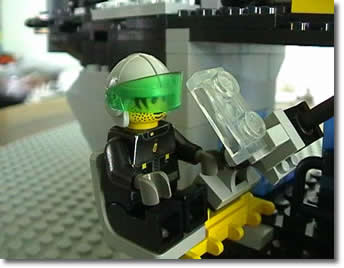 Weapons Commander in operating seat